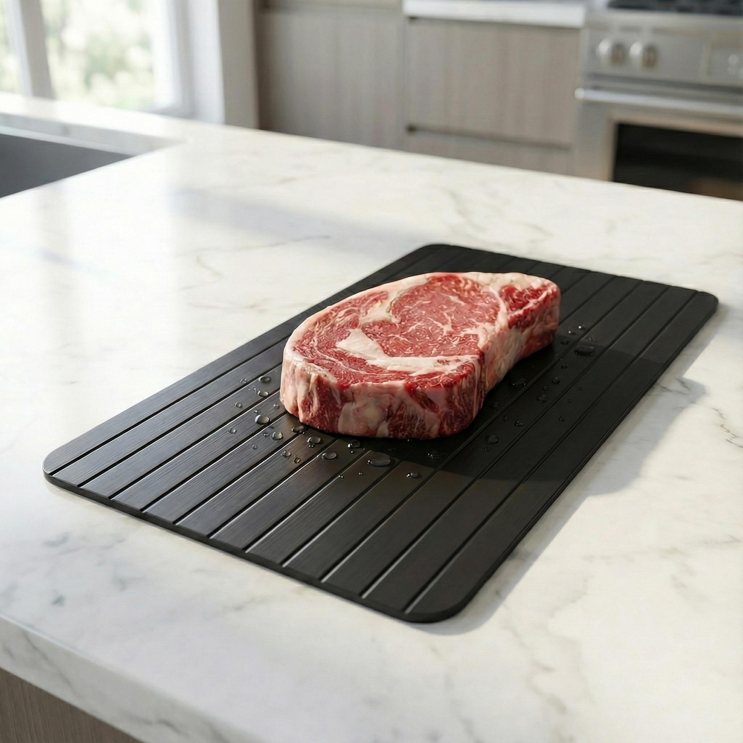 Kithology SwiftThaw™ BBQ Defrosting Tray