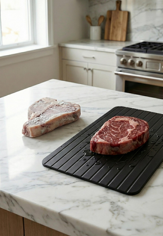Kithology SwiftThaw™ BBQ Defrosting Tray